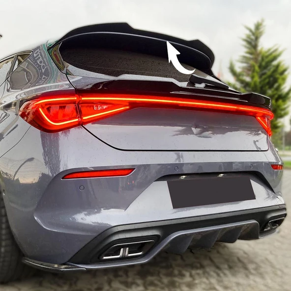 CUPRA Leon 2020+ Spoiler / Seat Leon Fr Mk4 2020+ Spoiler ürün görseli 1