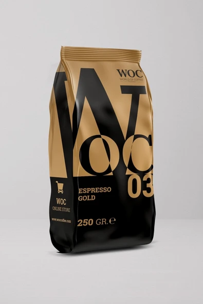 WOC COFFEE Espresso Gold 250gr. ürün görseli 1