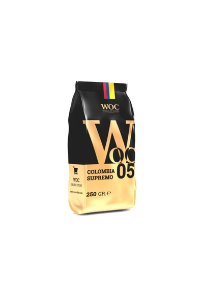 WOC COFFEE 250gr Colombia Supremo - Öğütülmüş ürün görseli 1