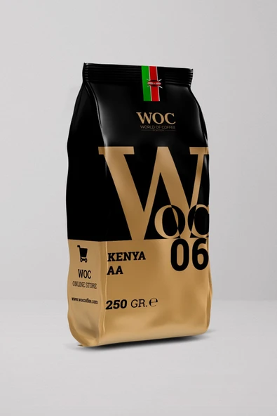WOC COFFEE 250gr Kenya Aa - Çekirdek ürün görseli 1