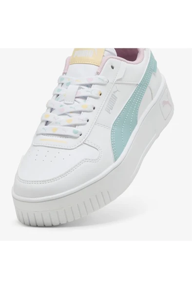 Puma 400884 01 Carina Street Lacey Jr Kadın Sneaker Ayakkabı Beyaz Yeşil 36-40 ürün görseli 1