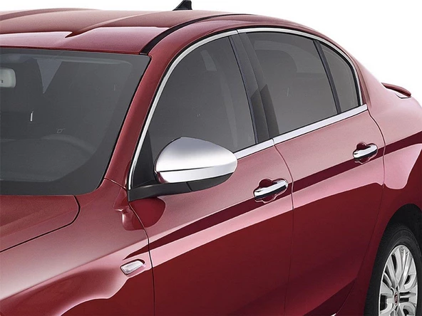 Fiat Egea Cam Çerçevesi 8 Parça Paslanmaz Çelik - Resim 3