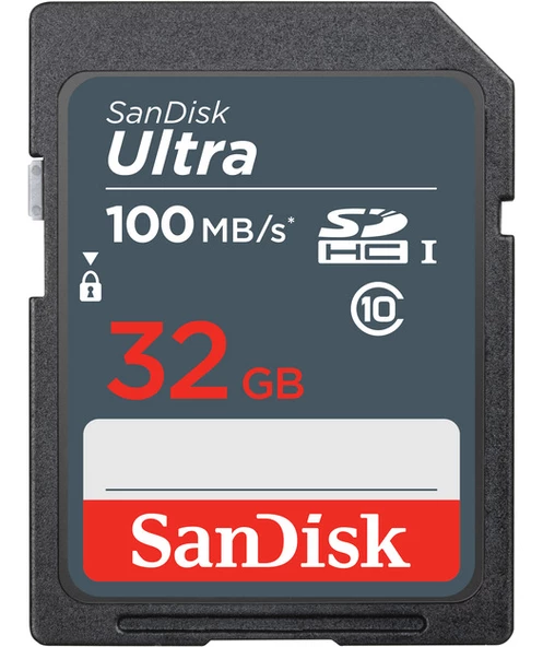 SanDisk Ultra SDHC Memory Card 32GB ürün görseli 1
