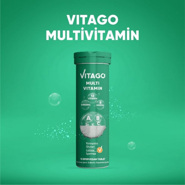3lü Paket Vitago Multivitamin ürün görseli 1