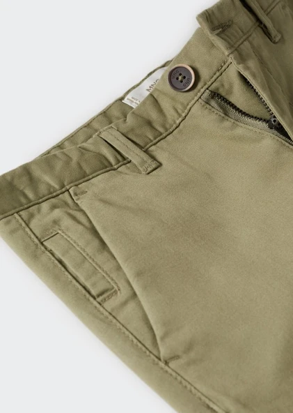 Mango Pamuklu chino pantolon - Resim 3