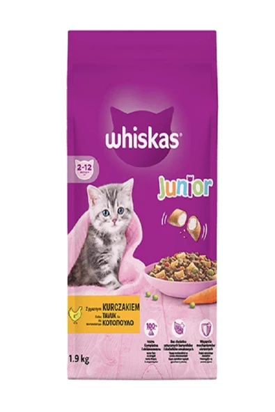 Whiskas ® Yavru Tavuklu Kuru Mama 1,9 Kg ürün görseli 1