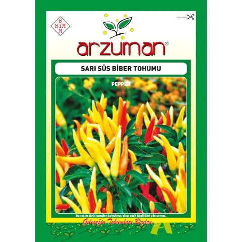 Arzuman Sarı Süs Biberi (10 gr) ürün görseli 1