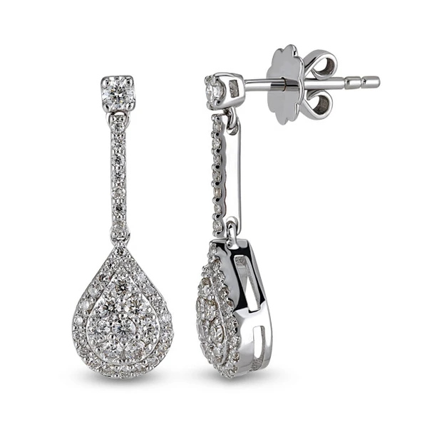 Harem Altın 0.50 Ct Coronet Pırlanta Küpe CORK1 ürün görseli 1