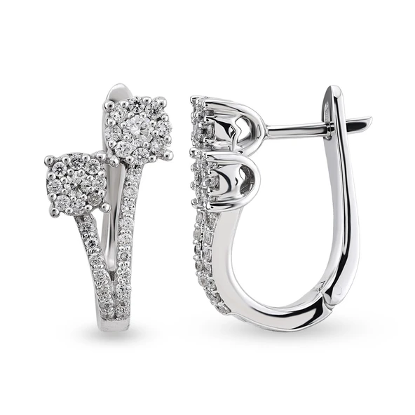 Harem Altın 0.48 Ct Coronet Pırlanta Küpe CORK5 ürün görseli 1