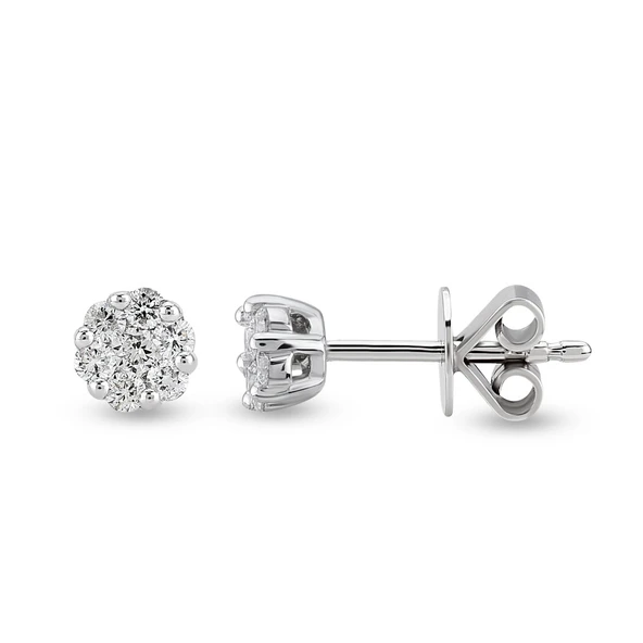 Harem Altın 0.27 Ct Coronet Pırlanta Küpe CORK10 ürün görseli 1