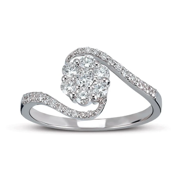 Harem Altın 0.45 Ct Coronet Pırlanta Yüzük CORY9 ürün görseli 1