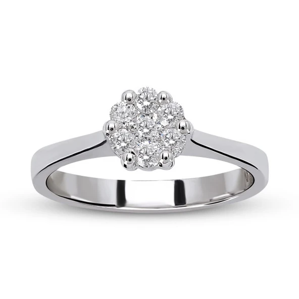 Harem Altın 0.38 Ct Coronet Pırlanta Yüzük CORY4 ürün görseli 1