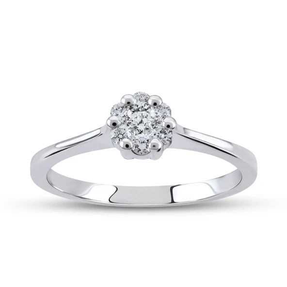 Harem Altın 0.25 Ct Coronet Pırlanta Yüzük CORY6 ürün görseli 1