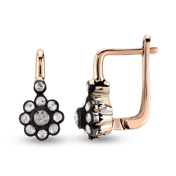 Harem Altın 0.24 Ct Elmas Küpe EK12 ürün görseli 1
