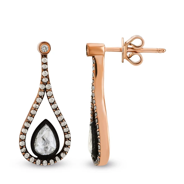 Harem Altın 0.67 Ct Elmas Küpe EK27 ürün görseli 1
