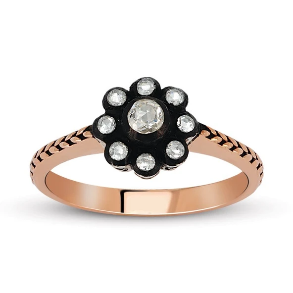 Harem Altın 0.15 Ct Elmas Yüzük EY20 ürün görseli 1
