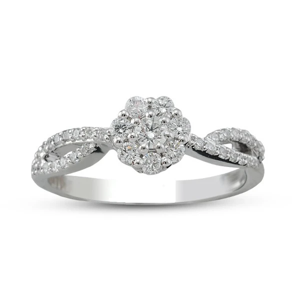 Harem Altın 0.41 Ct Coronet Pırlanta Yüzük CORY7 ürün görseli 1