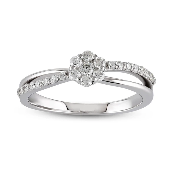 Harem Altın 0.32 Ct Coronet Pırlanta Yüzük CORY22 ürün görseli 1