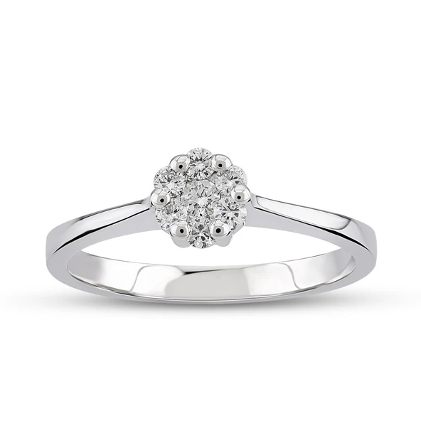 Harem Altın 0.17 Ct Coronet Pırlanta Yüzük CORY20 ürün görseli 1