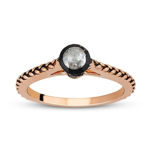 Harem Altın 0.15 Ct Elmas Yüzük EY15 ürün görseli 1