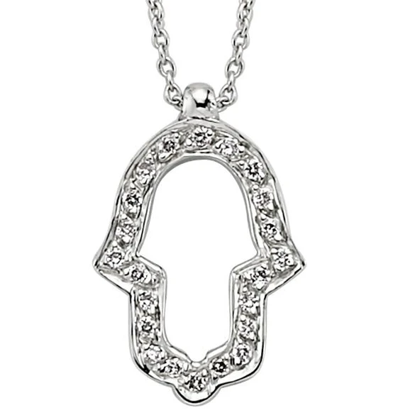 Harem Altın 18 Ayar Altın Pırlanta Fatma Eli Kolye K48559-1 ürün görseli 1
