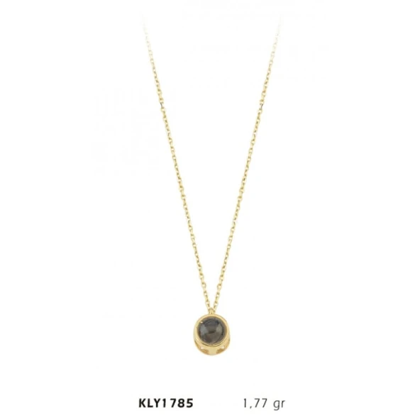 Harem Altın 14 Ayar Altın Boncuk Kolye KLY1785 ürün görseli 1