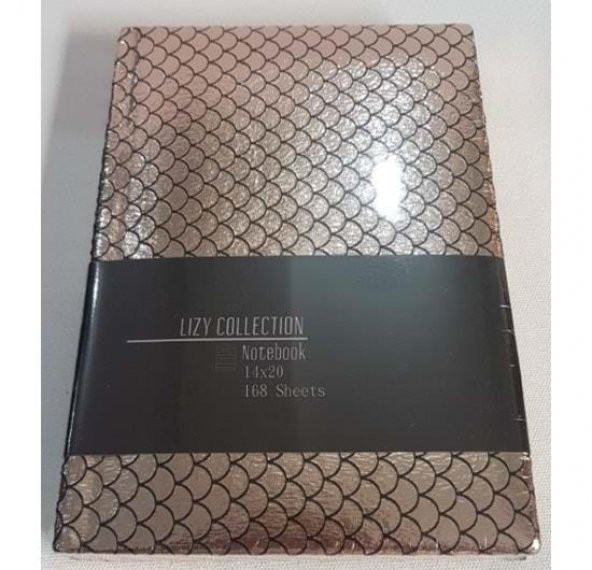 LIZ BALIK SIRTI CIZGILI DEFTER YALDIZLI (BLS180) ürün görseli 1