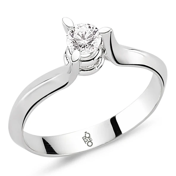 Harem Altın 0.50 Ct Tektaş Pırlanta Yüzük  RM30076 ürün görseli 1