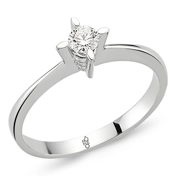 Harem Altın 0.50 Ct Tektaş Pırlanta Yüzük  RM30056 ürün görseli 1