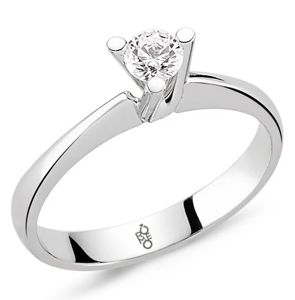 Harem Altın Romeo Pırlanta 0.23 Ct Tektaş Yüzük RM20060 ürün görseli 1