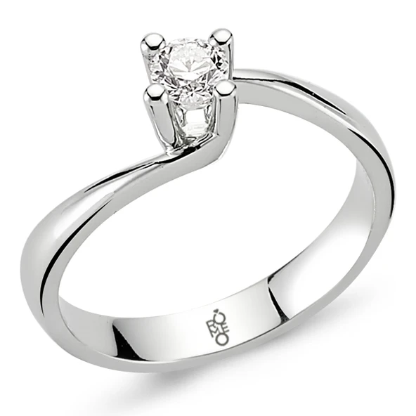 Harem Altın 0.40 Ct Tektaş Pırlanta Yüzük  RM30051 ürün görseli 1
