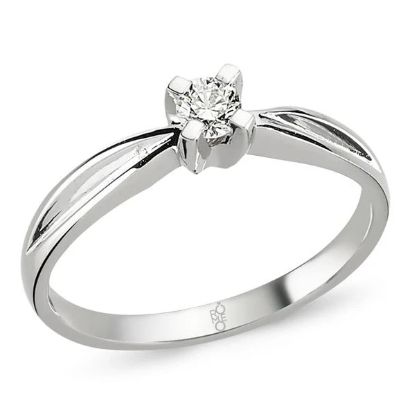 Harem Altın Romeo Pırlanta 0.15 Ct Tektaş Yüzük RM8002 ürün görseli 1