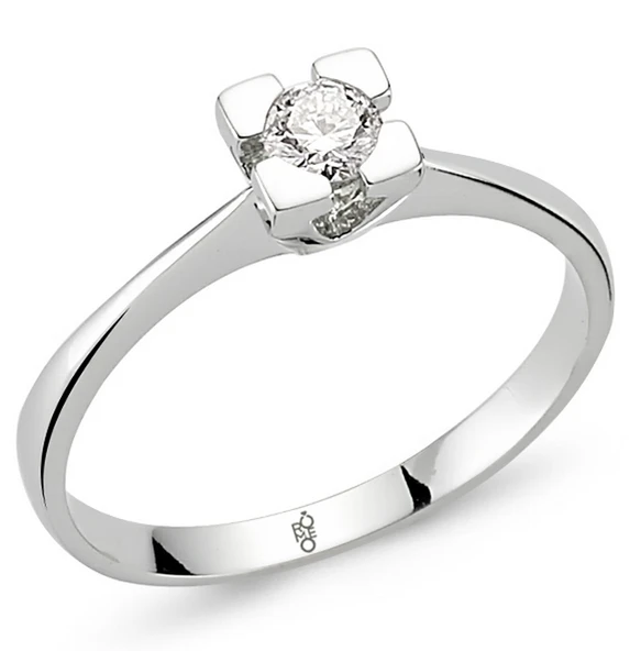 Harem Altın Romeo Pırlanta 0.23 Ct Tektaş Yüzük RM20026 ürün görseli 1