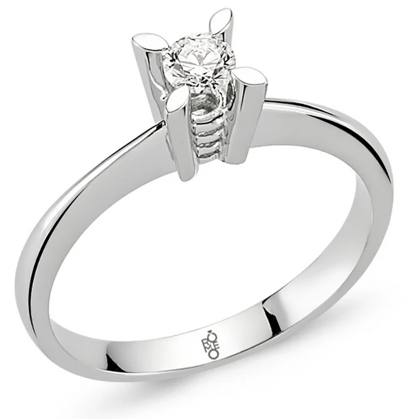 Harem Altın Romeo Pırlanta 0.18 Ct Tektaş Yüzük RM-10009 ürün görseli 1
