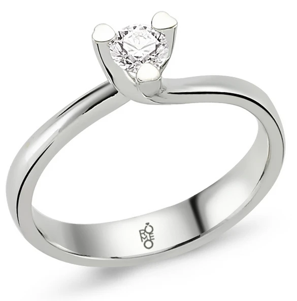 Harem Altın Romeo Pırlanta 0.22 Ct Tektaş Yüzük RM20029 ürün görseli 1