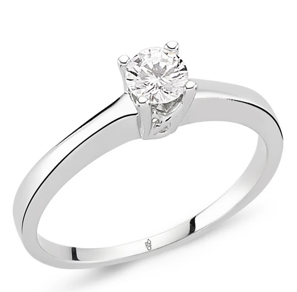 Harem Altın Romeo Pırlanta 0.21 Ct Tektaş Yüzük RM20053 ürün görseli 1