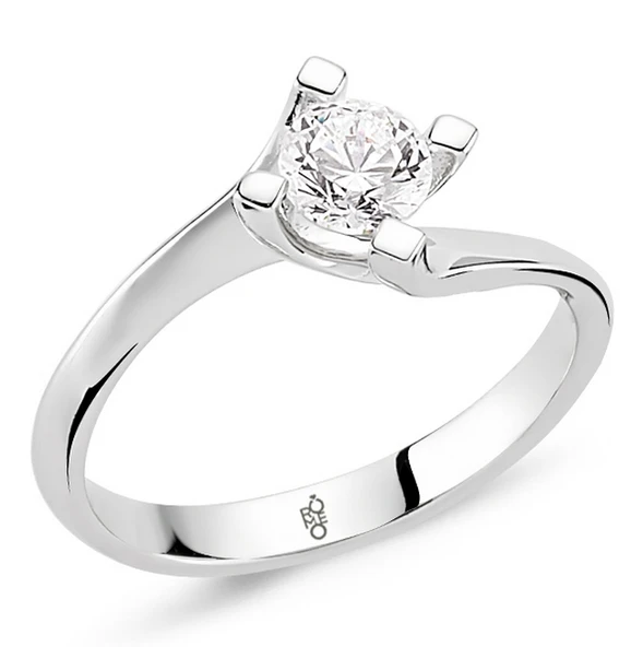 Romeo Pırlanta 0.21 Ct Tektaş Yüzük RM20052 ürün görseli 1