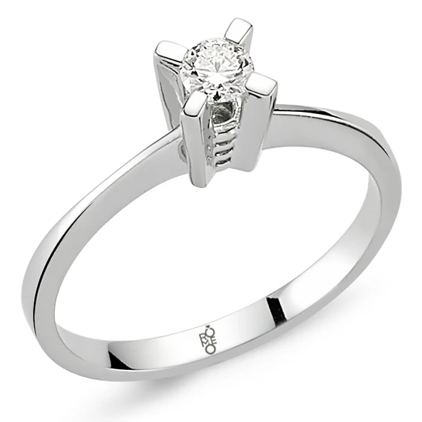 Harem Altın 0.40 Ct Tektaş Pırlanta Yüzük  RM30033 ürün görseli 1