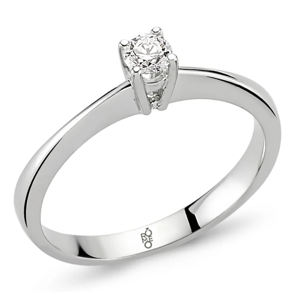 Harem Altın Romeo Pırlanta 0.26 Ct Tektaş Yüzük RM25039 ürün görseli 1