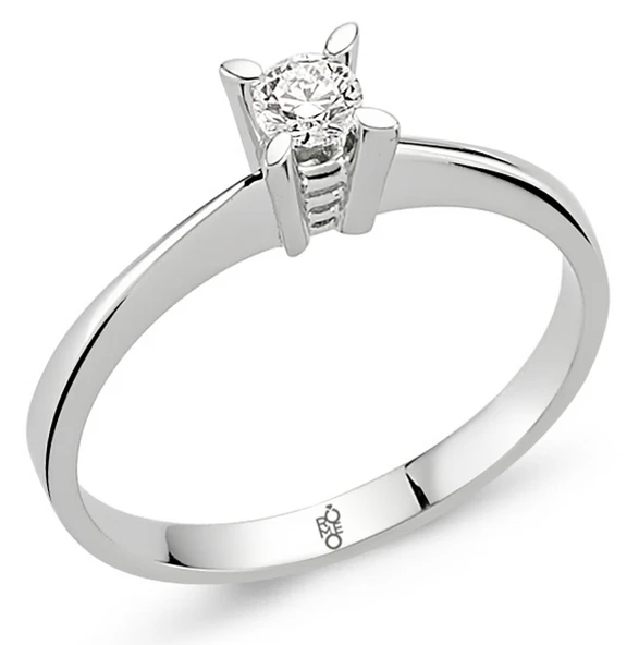 Harem Altın Romeo Pırlanta 0.23 Ct Tektaş Yüzük RM20038 ürün görseli 1
