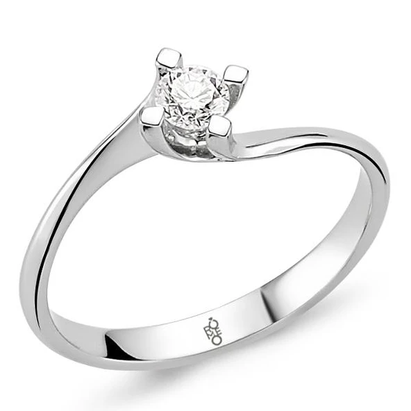 Harem Altın Romeo Pırlanta 0.20 Ct Tektaş Yüzük RM20037 ürün görseli 1