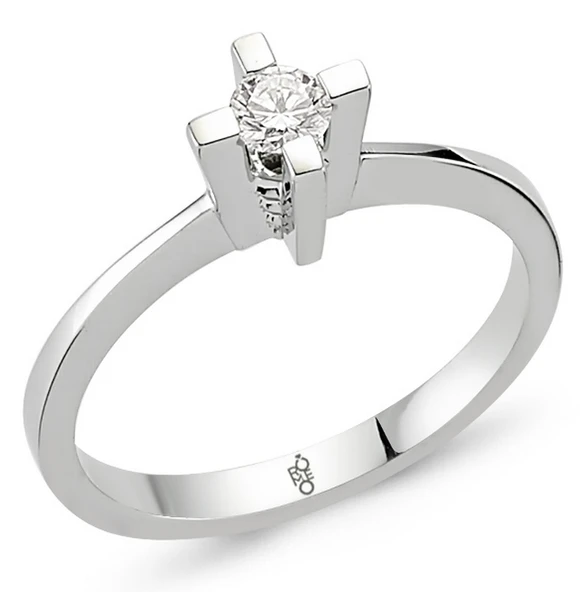 Harem Altın Romeo Pırlanta 0.22 Ct Tektaş Yüzük RM20039 ürün görseli 1