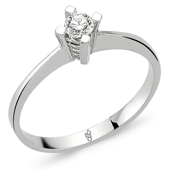 Harem Altın Romeo Pırlanta 0.18 Ct Tektaş Yüzük RM-10019 ürün görseli 1