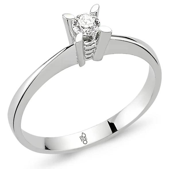 Harem Altın Romeo Pırlanta 0.25 Ct Tektaş Yüzük RM25026 ürün görseli 1