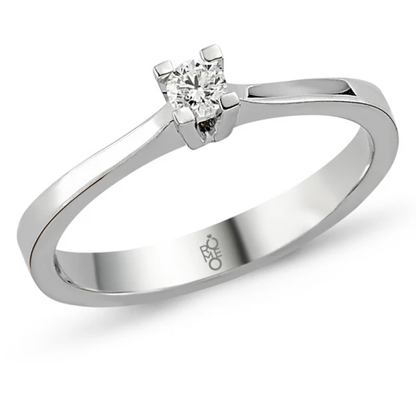 Harem Altın Romeo Pırlanta 0.20 Ct Tektaş Yüzük RMY313 ürün görseli 1