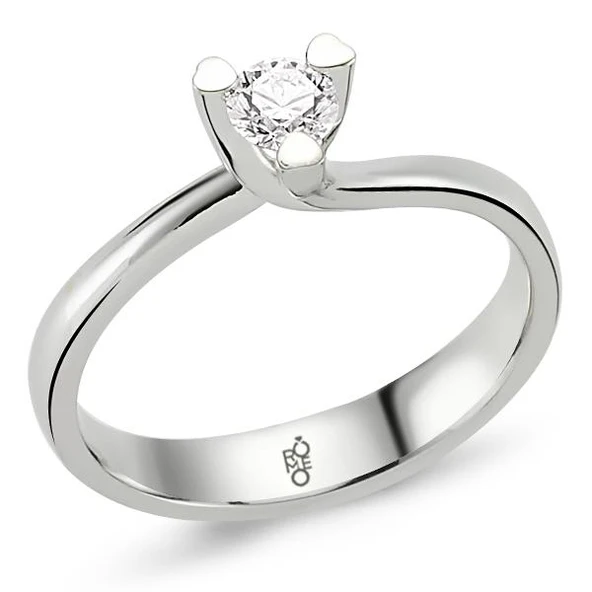 14 Ayar Altın 0.25 Ct Pırlanta Tektaş Yüzük RM-10014 ürün görseli 1