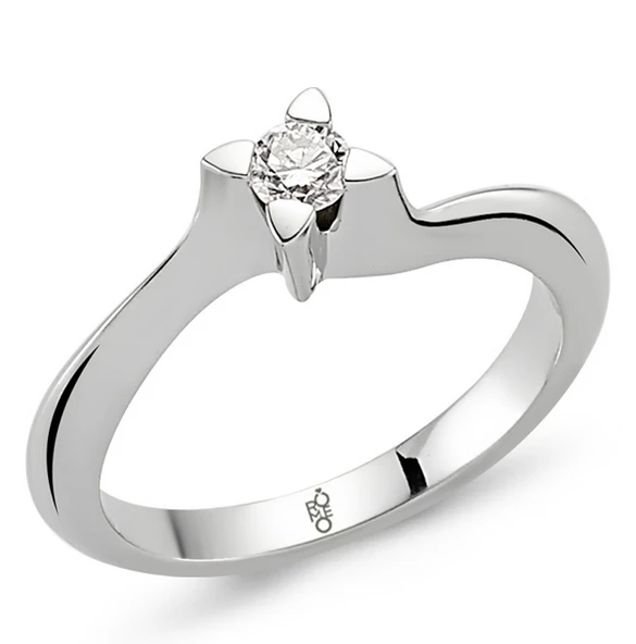 Harem Altın Romeo Pırlanta 0.18 Ct Tektaş Yüzük RM10020 ürün görseli 1