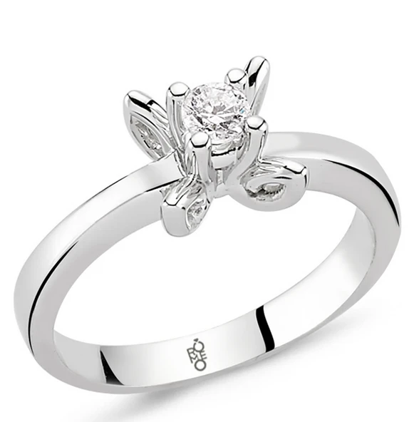 Harem Altın Romeo Pırlanta 0.20 Ct Tektaş Yüzük RM10042 ürün görseli 1