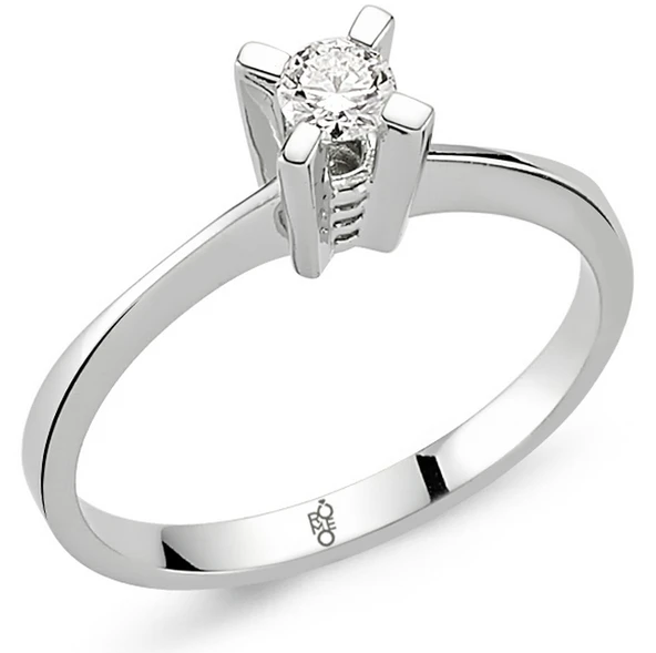 Harem Altın Romeo Pırlanta 0.14 Ct Tektaş Yüzük RM-10003 ürün görseli 1