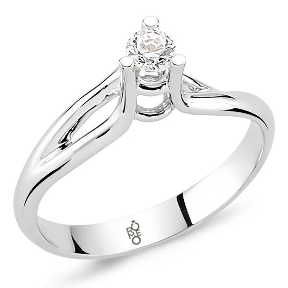 Harem Altın Romeo Pırlanta 0.20 Ct Tektaş Yüzük RM-10028 ürün görseli 1